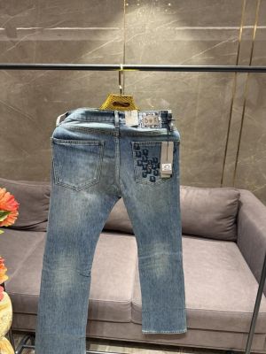 CHRISTIAN DIO_R LIGHT SHADE PREMIUM BACK EMBORSSED DENIM