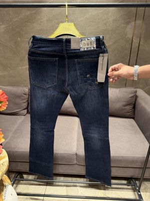 CHRISTIAN DIO_R DARK SHADE PREMIUM BACK EMBORSSED DENIM