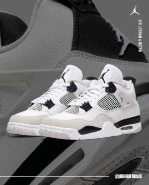 Nikee Jordan Retro 4 Military Black  Semi UA