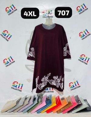 Long t shirt full sleeve print