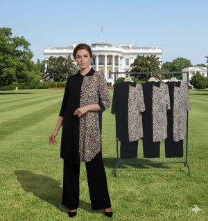 Long shirt night suit set full sleeve