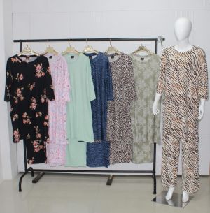 Long night suit set full sleeve full stretchable 5xl 7xl