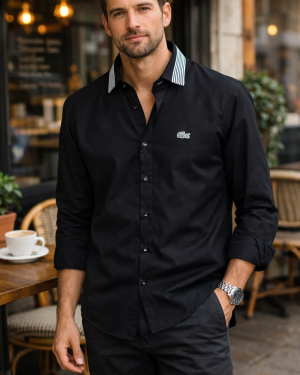 LAC SHIRT BLACK K188-BK