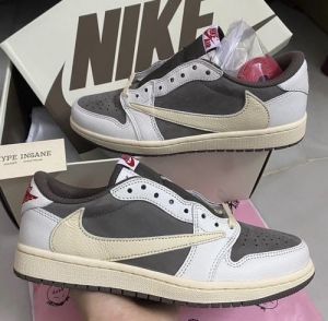 Air Jordan 1 Low Travis Scott Reverse Mocha Semi UA