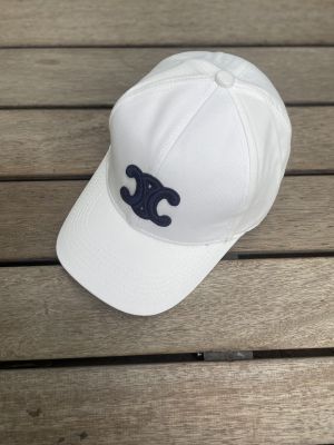 Celine White Cap With Safety Box
