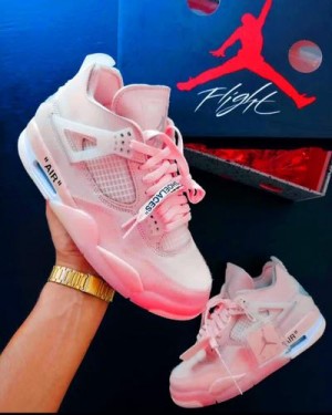 Air jordan retro 4  sale pink 