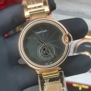 Cartier_ baloon Rose gold Black dial