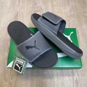 Pum.a Softride Adjust Premium Grey Black Flip Flop