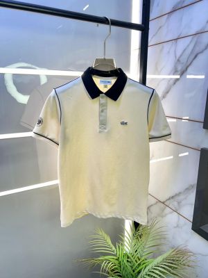 Lacost e Off-white Polo Premium Collar Neck T-shirt F3392-OF