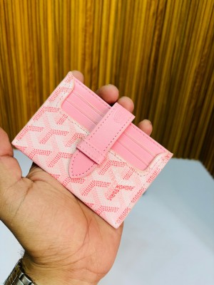 04 GOYARD_ PINK PREMIUM QUALITY CARD HOLDER WALLET