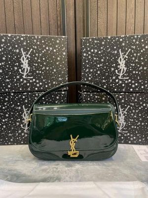 Ysl Saint Laurent Voltaire Top Handle In Patent Leather 572