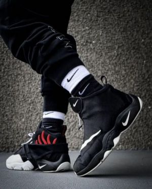 SALE NIK_E AIR ZOOM FLIGHT 98 THE GLOVE BLACK WHITE FIX 