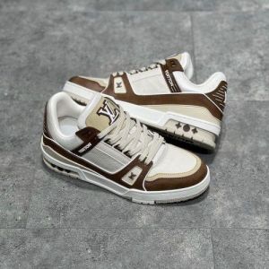 Loui_sVuitton LV Street Style Trainer Mocha FIx