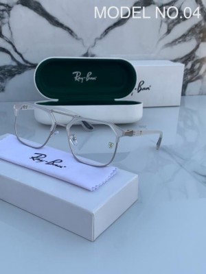 Rayban 04 White Plano