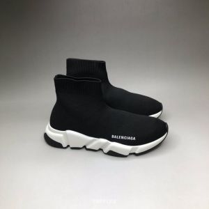 BALENCIAGA SPEED TRAINER BLACK WHITE FIX