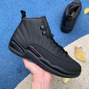 Nikee Air Jordan Retro 12 Winterized Triple Black