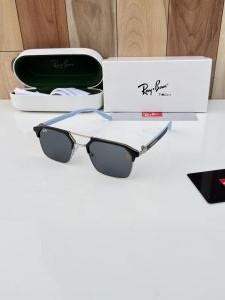 Rayban 04 silver black blue
