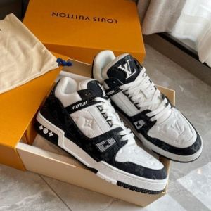 Loui_s _vuitton_lv_  trainer black monogram with lv kit