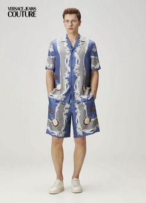 Versac_e Couture Imported Printed Extra Premium Cord Set (DN 523)