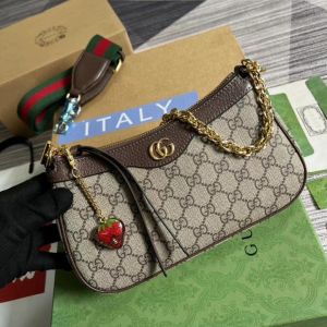 Gucci_Ophidia_GG_Supreme_Shoulder_Bag_With_OG_Box_Dust_Cover_&_Carry_Bag_735132_Coffee_Strawberry