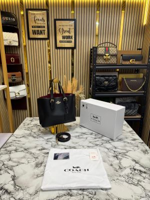 Coac_h Mollie Tote Bag With Box And Dust Bag (Black)