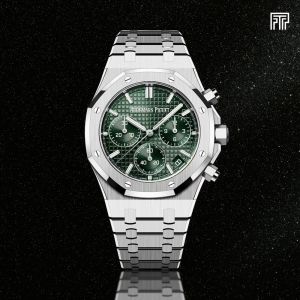 Audemars Pgeu_t Royal Oak Chronograph Green
