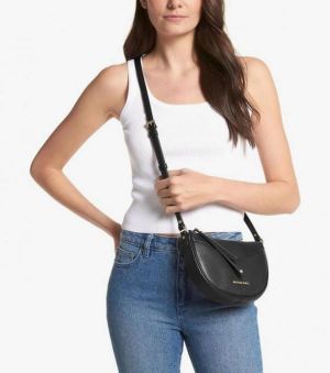 Michael_kors Dover Small Leather Crossbody Bag Purse Handbag 733