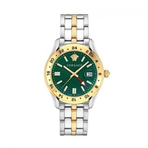 Versace Greca Silver Gold GMT Authentic Store Quality