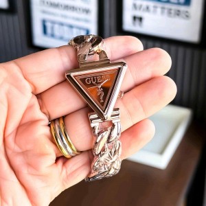 GUESS_LADIES WATCH DARK BROWN