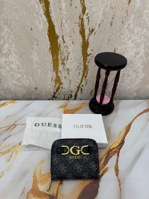 Guess DG Logo Print Wallet With Box And Dust Bag (Gxd001-Black)