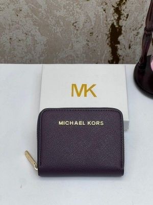 MICHAEL KOR_S MINI PREMIUM WALLET WITH OG BOX MK60015 - PURPLE