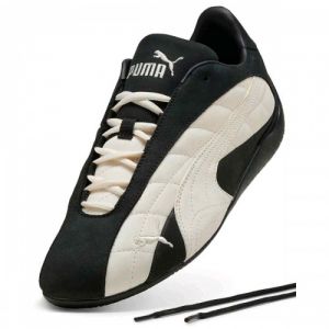 P uma speedcat plus quilted black frosted ivory