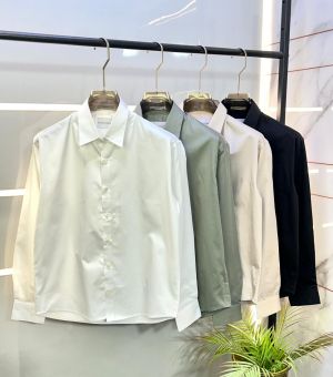 Calvin_Klein White Premium Oxford Lycra Shirts F2916-WH