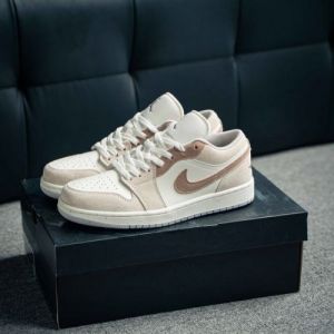Nik_e Air Jordan 1 Low Light Brown Fix