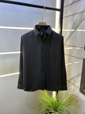 Arman_i Exchange Dark Grey Premium Shirt With Brand Box Packing And Carry Bag F3285-DGY