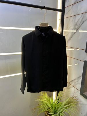 Arman_i Exchange Black Premium Shirt With Brand Box Packing And Carry Bag F3285-BL