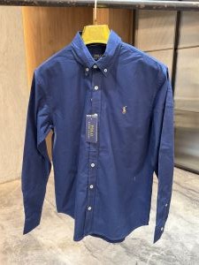 RALP_h LAUREN BLUE  PREMIUM QUALITY OXFORT SHIRT