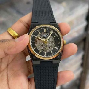 Tissot_ prx automatic black gold