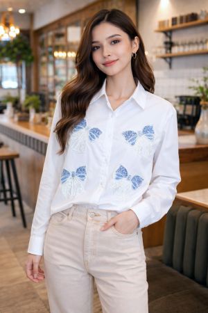 DIO LOGO SHIRT WHITE S123-W