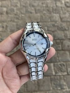 Diese_l Vert Men Quartz Silver Dial