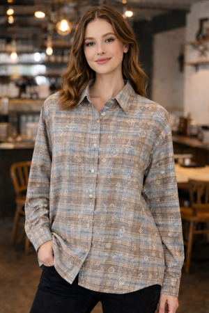 LV LOGO SHIRT S136-7