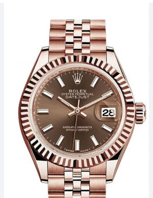 ROLE X OYSTER LIMITED EDITION WATCH Rose gold chocolate dial