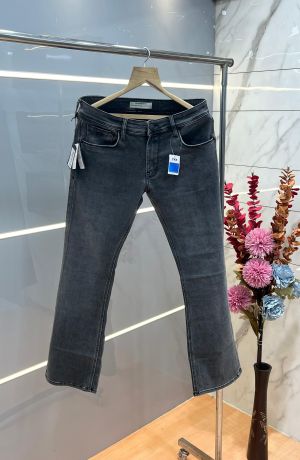 Emporio Arman i Grey Shade Boot Cut Premium Imported Stretchable Lycra Fabric Denim with Patch Design 3717