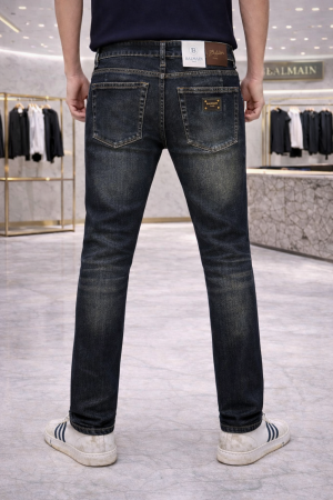 Balmai n Paris Imported Blue Super Premium Denim Jeans F2894-B2