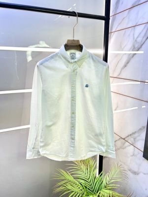 Brooks Brothers White Oxford Lycra Premium Shirts F3301-WH