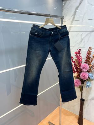 Prad a Green Shade Boot Cut Premium Imported Stretchable Lycra Fabric Denim with Patch Logo 3761