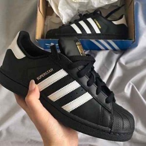 Adidass Superstar Black White Leather Fix 169