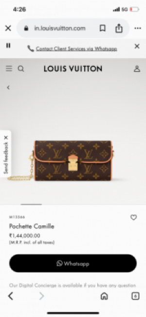 louiis_vuitton camile pochette bag with magnet box 632