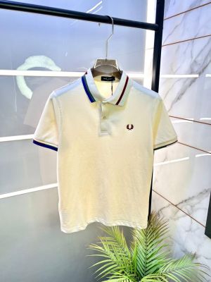 Fred Perry Off-White Polo Premium Collar Neck T-shirt F3462-OF