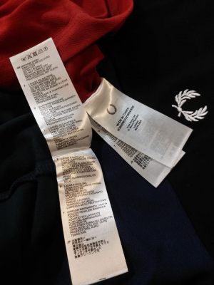 Fred Perry Blue Polo Premium Collar Neck T-shirt F3463-BU